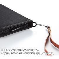 サンワダイレクト パスポートケース(トラベルオーガナイザー・11ポケット・航空券対応・Mサイズ・グレー) 200-BAGIN003GY 1個（直送品）