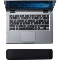 サンワダイレクト リストレスト（コンパクトキーボード・ノートパソコン用・手首・腱鞘炎防止・疲労軽減・クッション・幅33cm） 1個（直送品）