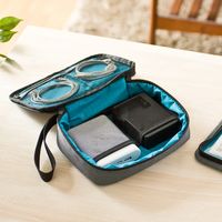 サンワダイレクト トラベルポーチ（PC周辺収納ポーチ・充電器ポーチ・グレー） 200-BAGIN005GY 1個（直送品）