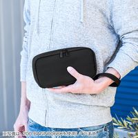 サンワダイレクト トラベルポーチ（メンズ・充電器ポーチ・収納ポーチ用・グレー） 200-BAGIN006GY 1個（直送品）