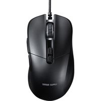 サンワダイレクト ゲーミングマウス（有線・100～12000DPI・キー割り当て・IR 光学式・PMW3360センサー・エルゴノミクスデザイン） 1個（直送品）