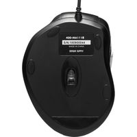 サンワダイレクト 静音マウス（有線・エルゴノミクス・人間工学・中型・DPI切替・レッド） 400-MA111R 1個（直送品）