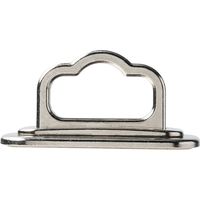 サンワダイレクト iPad・タブレットセキュリティワイヤー取り付け部品（両面テープ・ネジ止め・大型） 200-SL055 1個（直送品）