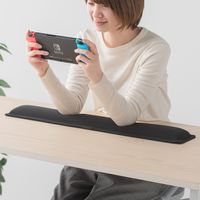 サンワダイレクト 超大型リストレスト（エルゴノミクス・低反発・リストレスト・疲労軽減・超大型・ブラック） 200-TOK012 1個（直送品）