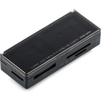 サンワダイレクト メモリーカードケース付きカードリーダー 400-ADR316BK 1個（直送品）