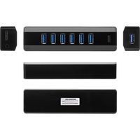 USBハブ　USB3.2Gen1　USB3.2Gen1×7　USBポート　400-HUB070BK　サンワサプライ　1個（直送品）