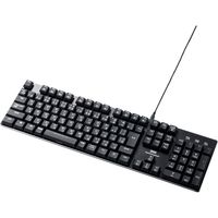 有線キーボード　メカニカル　フルサイズ　ブラック　400-SKB056R　サンワサプライ　１個（直送品）