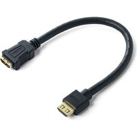サンワダイレクト 抜けにくいHDMI延長ケーブル（20cm・4K/30Hz・3D・ARC対応・ラッチ内蔵） 500-HDMI014-02 1本（直送品）