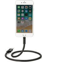 サンワダイレクト ライトニングケーブル（フレキシブルケーブル・Apple MFi認証品・充電・同期・60cm・ブラック） 500-IPLM022 1本（直送品）