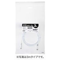 サンワダイレクト Cat6 フラットLANケーブル 15m （カテゴリー6・より線・ストレート・ホワイト） 500-LAN6FL15W 1本（直送品）