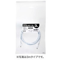 サンワダイレクト Cat6 スリムLANケーブル 1m （カテゴリー6・より線・ストレート・ホワイト） 500-LAN6SL01W 1本（直送品）