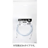 サンワダイレクト Cat6 スリムLANケーブル 5m （カテゴリー6・より線・ストレート・ホワイト） 500-LAN6SL05W 1本（直送品）