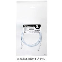 サンワダイレクト Cat6 スリムLANケーブル 2m （カテゴリー6・より線・ストレート・ホワイト） 500-LAN6SL02W 1本（直送品）