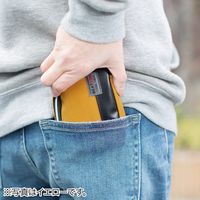 サンワダイレクト スマートキーケース（鍵・スマートキー2個収納・カード収納・小銭入れ・外側ポケット付き・キーリング付属・カラビナフック対応・ネイビー）（直送品）