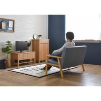 佐藤産業 KILIGS（キリグス） テレビボード 幅800×奥行410×高さ450mm ナチュラル KL45-80L NA 1台（直送品）