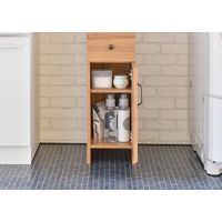 佐藤産業 DOLLY（ドリー） 隙間収納ラック 幅250×奥行400×高さ1700mm ナチュラル DO170-25SS DNA 1台（直送品）