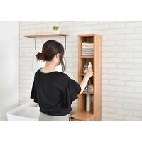 佐藤産業 DOLLY（ドリー） 隙間収納ラック 幅200×奥行400×高さ1700mm ナチュラル DO170-20SS DNA 1台（直送品）