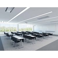 【設置込】コクヨ スプライン 会議イス カーマイン/ステンレス CK-S360E6GLA8 1脚（直送品）