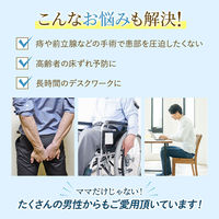 Netforce 円座 U字クッション マタニティ 病院 産後 妊婦 痔 床ずれ アイボリー 1個（直送品）