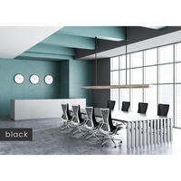 Netforce ネットフォース スパイダー オフィスチェア ハイバック オーシャンブルー SPD-1A-AW 1脚（直送品）