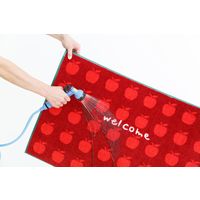 山崎産業 ホップマット リンゴがいっぱい #6 レッド 6635000006Y8R 1箱（1枚入）（直送品）