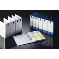 ライオン事務器 パイプ式F両開き環境No.758RK ブルー 11386 1冊