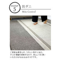 【アウトレット】スミノエ 洗える コルネマット コード 45×75cm グレー 4549781221984 1枚