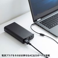 サンワサプライ モバイルバッテリー AC100V・USB出力 20000mAh ノートPC対応 BTL-RDC16 1個