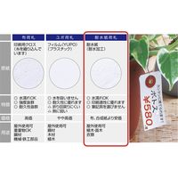 ササガワ 耐水紙荷札 中 25-73320 1セット(1袋(200枚入)×5)