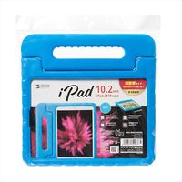 サンワサプライ iPad 10.2インチ 衝撃吸収ケース ブルー PDA-IPAD1605BL（直送品）