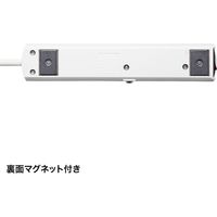 延長コード 電源タップ 3m 3P（ピン） 4個口 スイッチ ライトグレー TAP-34MG-3 サンワサプライ 1個