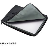 サンワサプライ バッグインバッグ 整理収納 横型 バッグ、ブリーフケース用 IN-GHBB2BK（直送品）