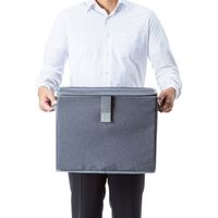 サンワサプライ テレワークアンダーBOX グレー BAG-TW4GY 1個（直送品）