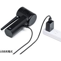 サンワサプライ 電動エアダスター 充電式 LEDライト付き CD-ADE1BK（直送品）