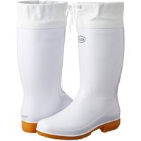 福山ゴム工業 カバー付耐油長靴 #6 23.5cm 白 1足