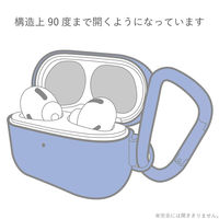 エレコム AirPods Pro対応アクセサリ/ソフトレザーケース/カラビナ付/ブラック AVA-AP2PLC2BK 1個（直送品）