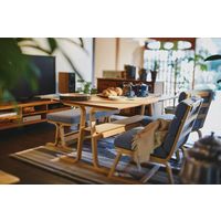 東谷 ダイニングテーブル 幅1300×奥行800×高さ630mm ナチュラル VET-333TNA 1台（直送品）