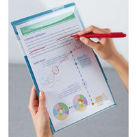 キングジム　カキコホルダー　Ａ４タテ　水色　８６５７ミス