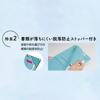 コクヨ ハードクリヤーホルダー<モッテ>(A4サイズ) フ-LMD750LB 1セット(15冊)