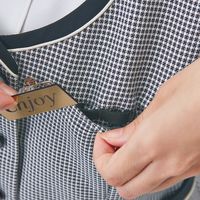 カーシーカシマ ベスト ネイビーチェック 15号 ESV739-62_15 1着