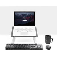 Startech.com ノートパソコンスタンド 高耐久性 スチール/アルミ 3段階の高さ調節 エルゴノミクス対応ノートPC台座 LTSTND 1個