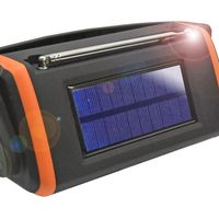 【ラジオ】クマザキエイム　手回し　ソーラー蓄電ラジオ　チャージオ　ラムダ　SL-091　1台