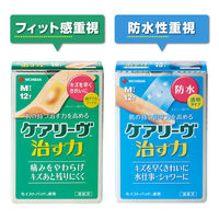 ニチバン 家庭用創傷パッド 救急絆創膏 ケアリーヴ 治す力 防水タイプ スポット用 22mm×27mm CNB16SP 1箱（16枚入）