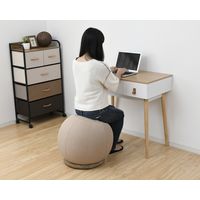 YAMAZEN バランススツール HBS-55(BE) 1台（直送品）