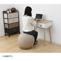 YAMAZEN バランススツール HBS-55(BE)*4 1セット4台（直送品）