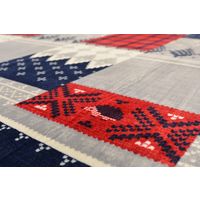 萩原 フェアハリー ホットカーペットカバー 1850×1850mm レッド 240617101 1枚（直送品）