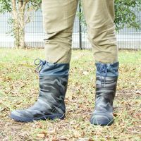 小野商事 耐油底フード付ショート安全長靴 LL WS3850_LL 1足