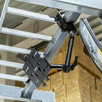 サンワサプライ 支柱取り付け用タブレットホルダー 3関節 CAR-SPHLD5 1個（直送品）