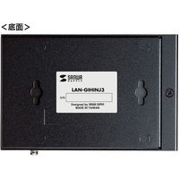 サンワサプライ PoEインジェクター 4ポート対応 at/af規格 合計120Wまで LAN-GIHINJ3 1個