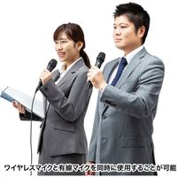 拡声器　ワイヤレスマイク　メガホン　スピーカーマイク　ハンドマイク型　MM-SPAMP10　サンワサプライ　1個（直送品）